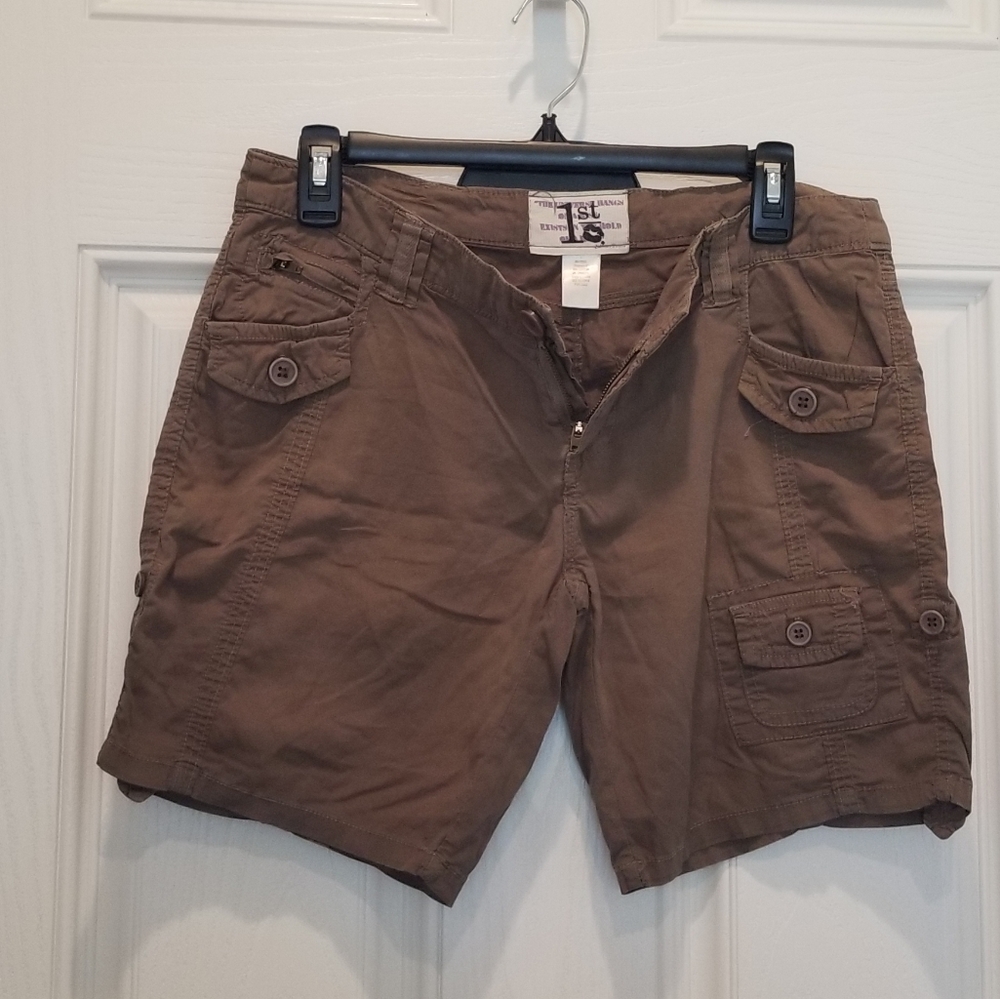 Dark Green/Brown Shorts